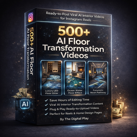 500+ AI Floor Transformation Reels Bundle