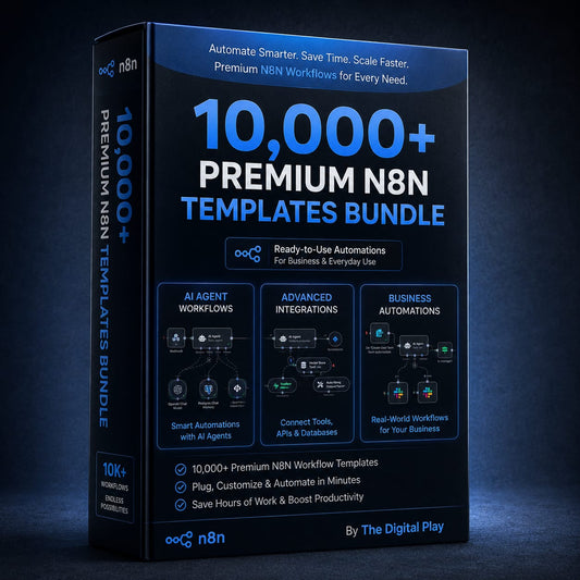 Get the 10,000+ Premium N8N Templates Today!!